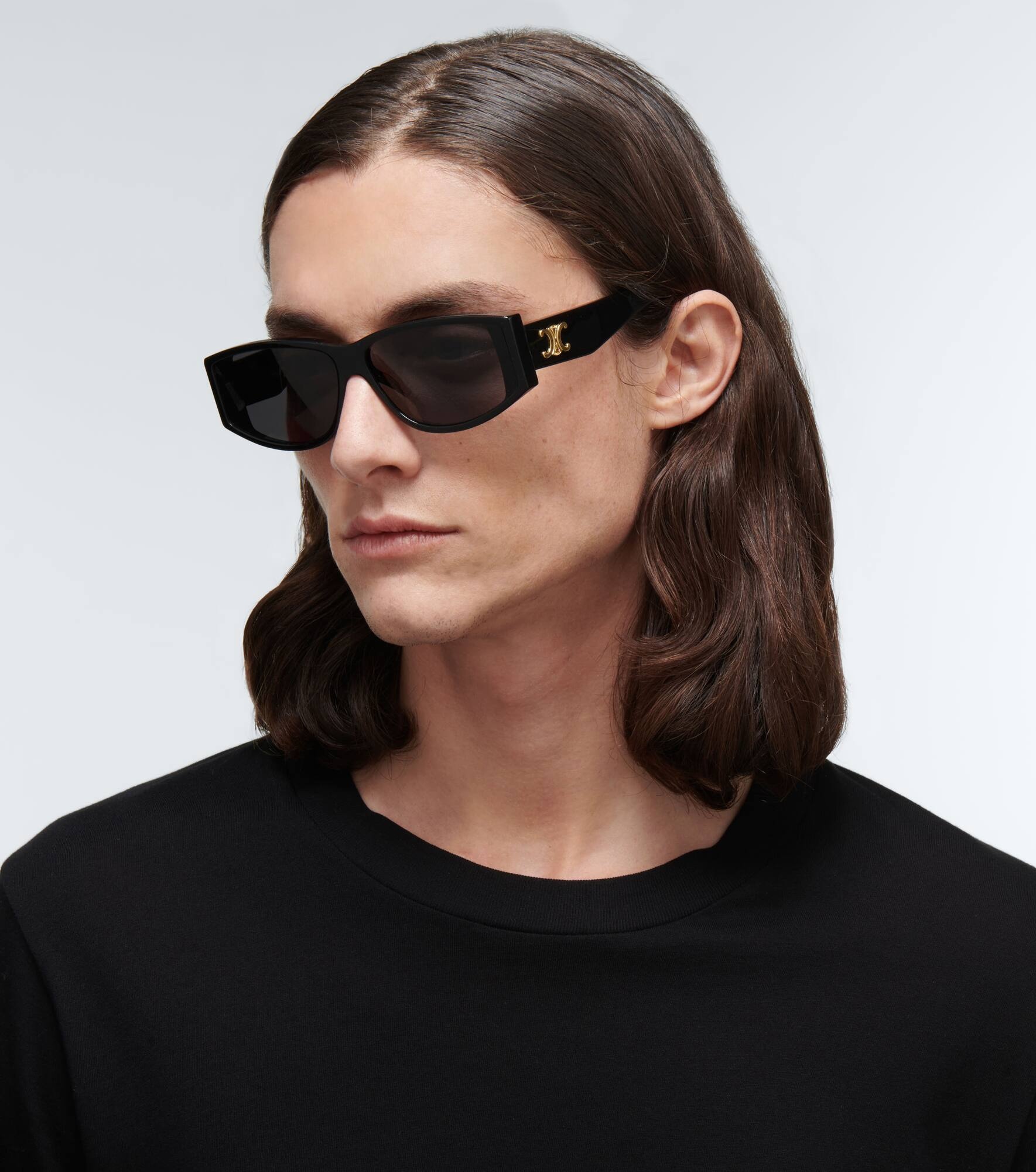Rectangular acetate sunglasses - 2