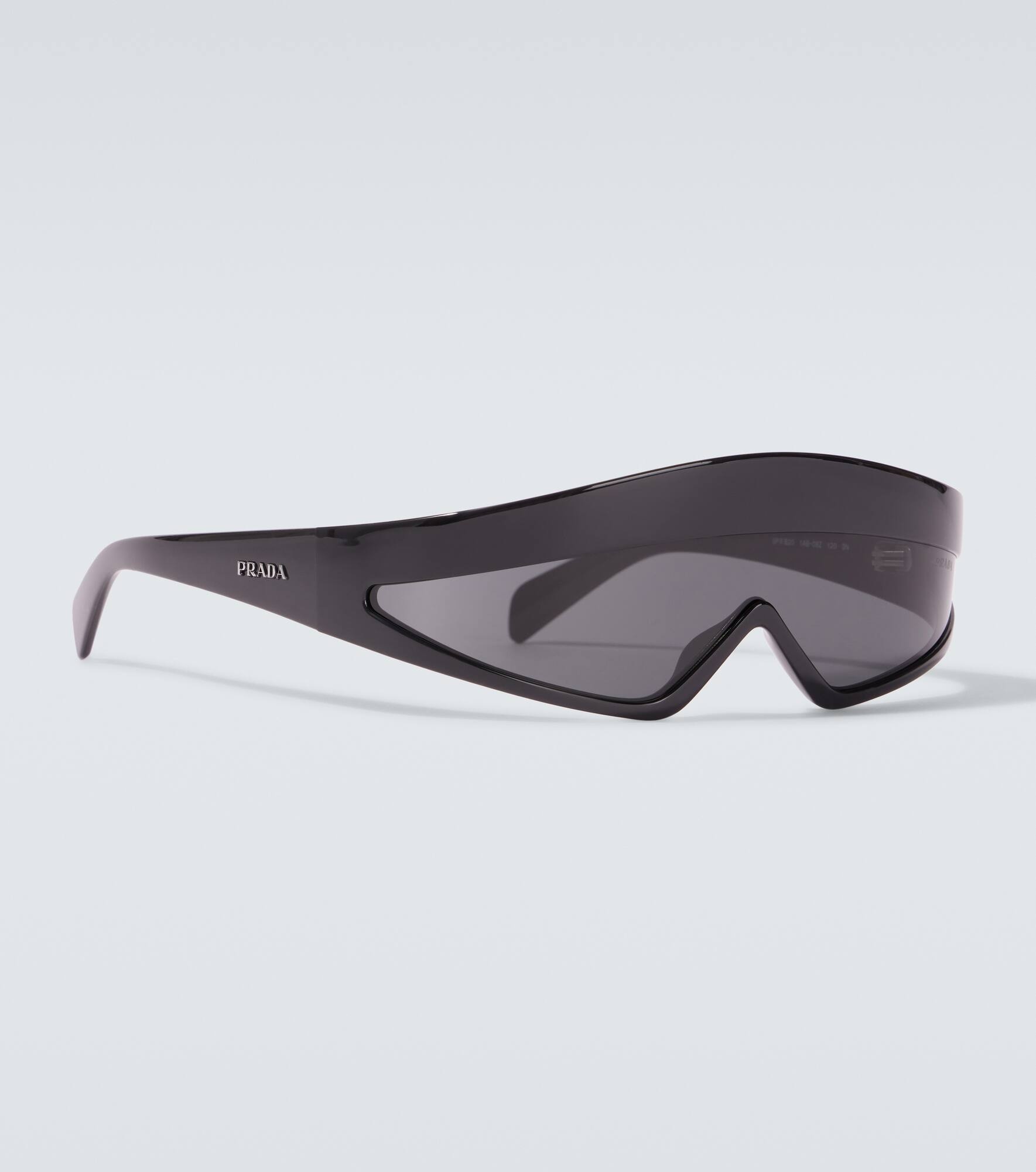 Logo shield sunglasses - 4