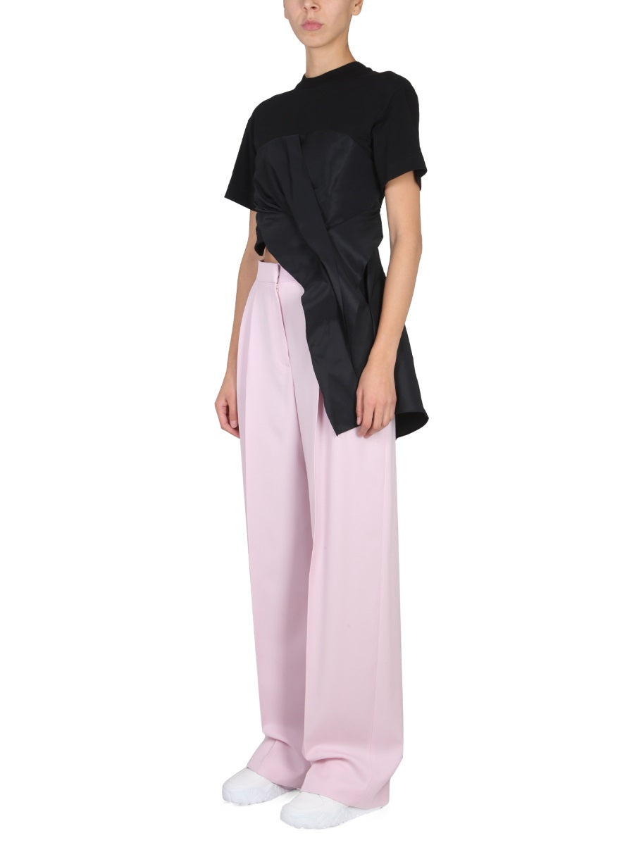 Draped Hybrid T-Shirt - 2