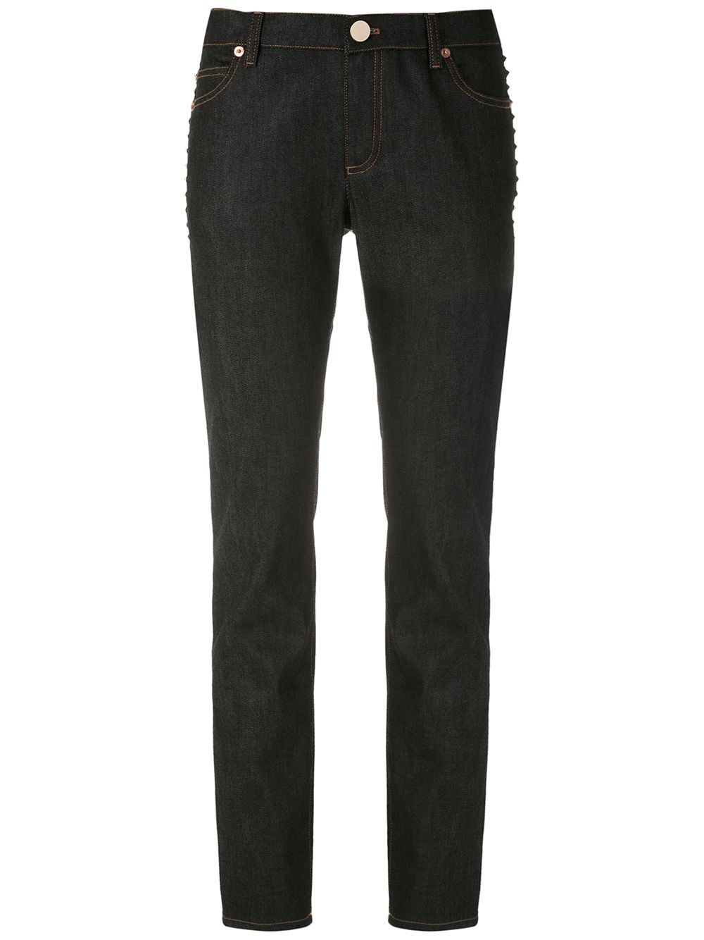 Rockstud straight-leg jeans - 1