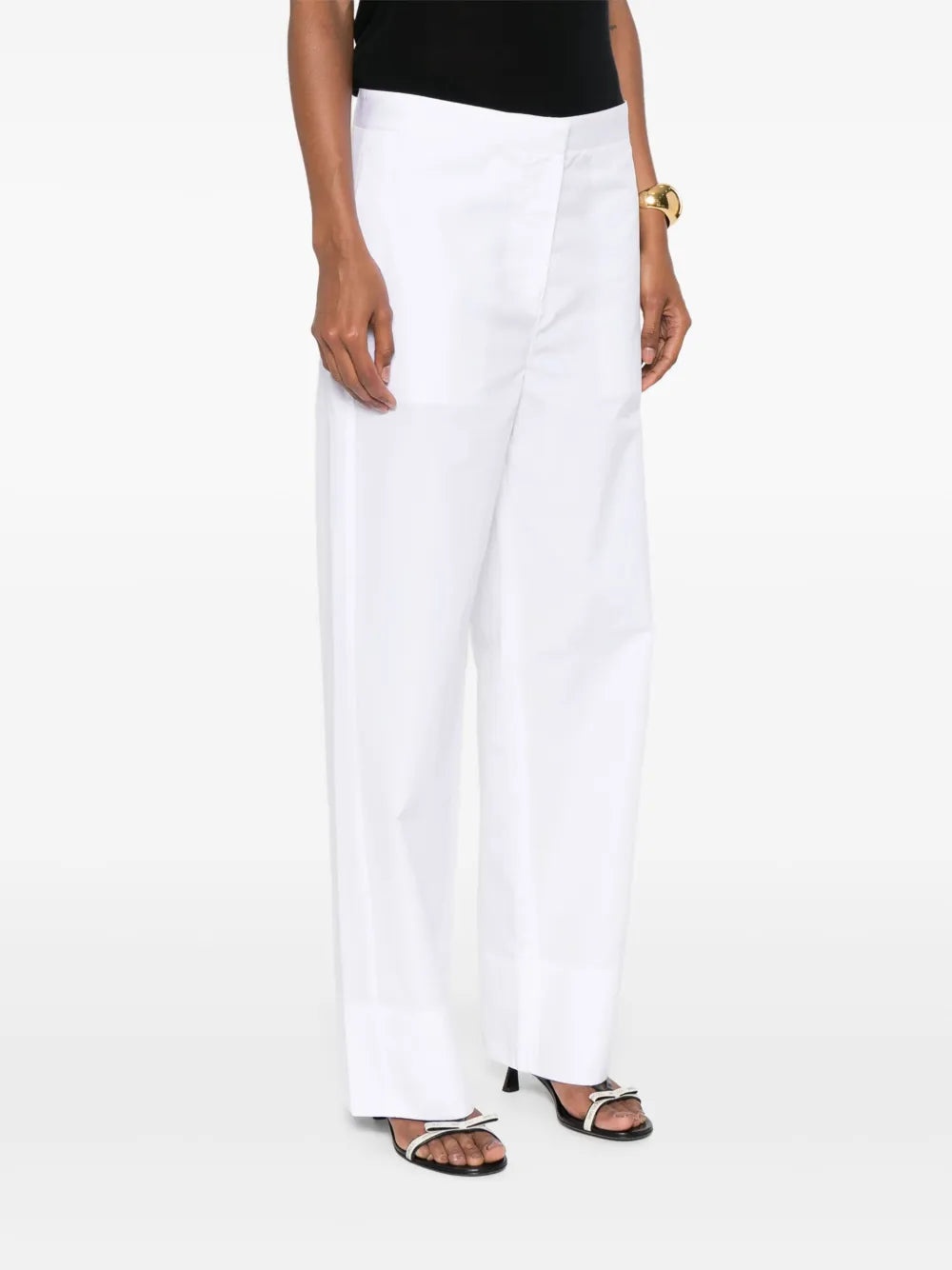 Trousers With Stitching Detail - 3
