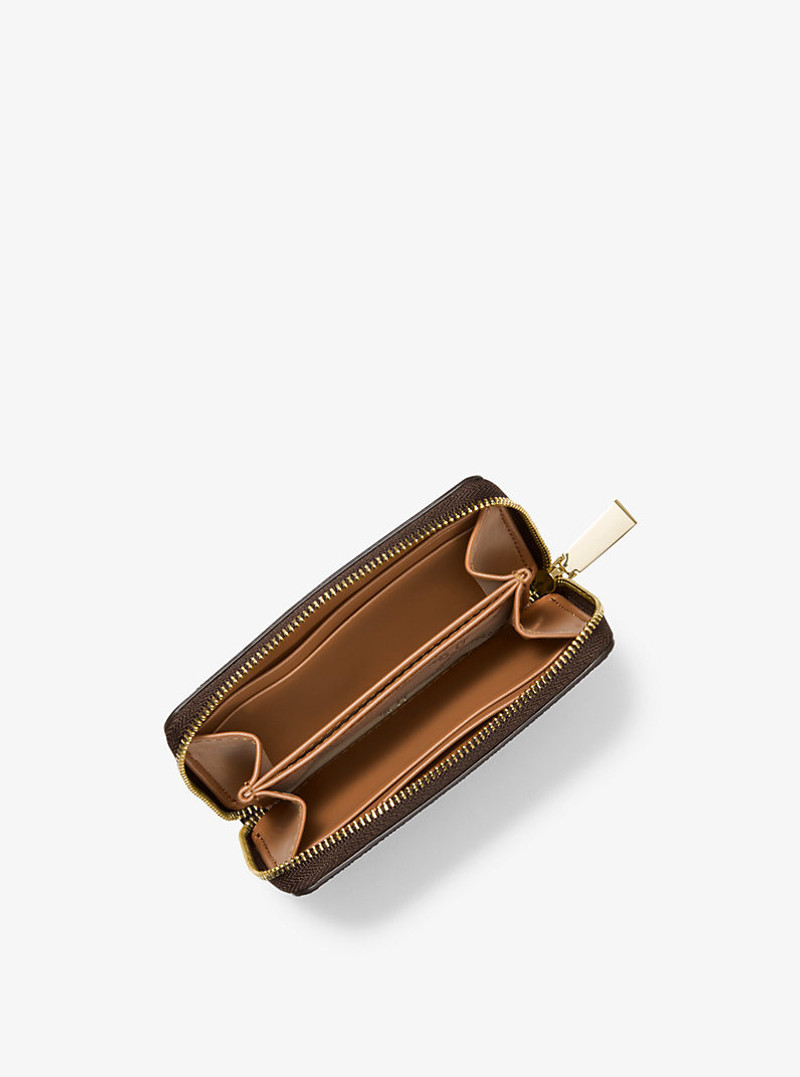 MICHAEL KORS Small Logo and Leather Wallet outlook