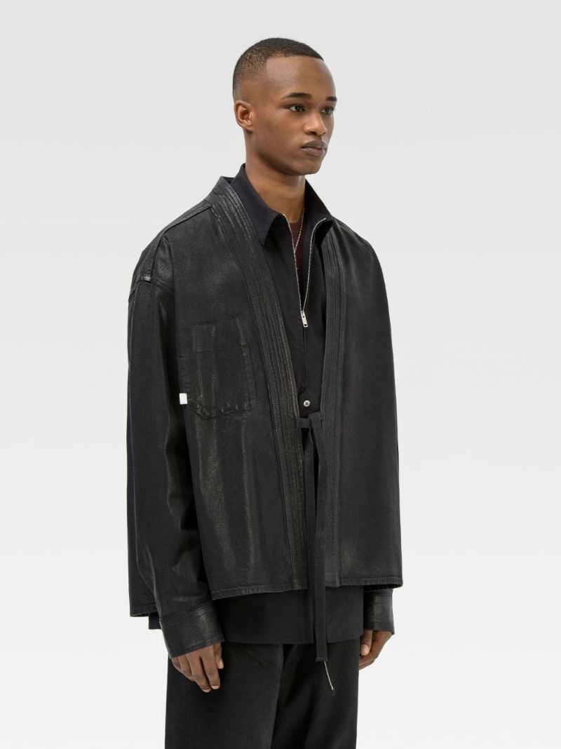 tie-fastening shirt - 4