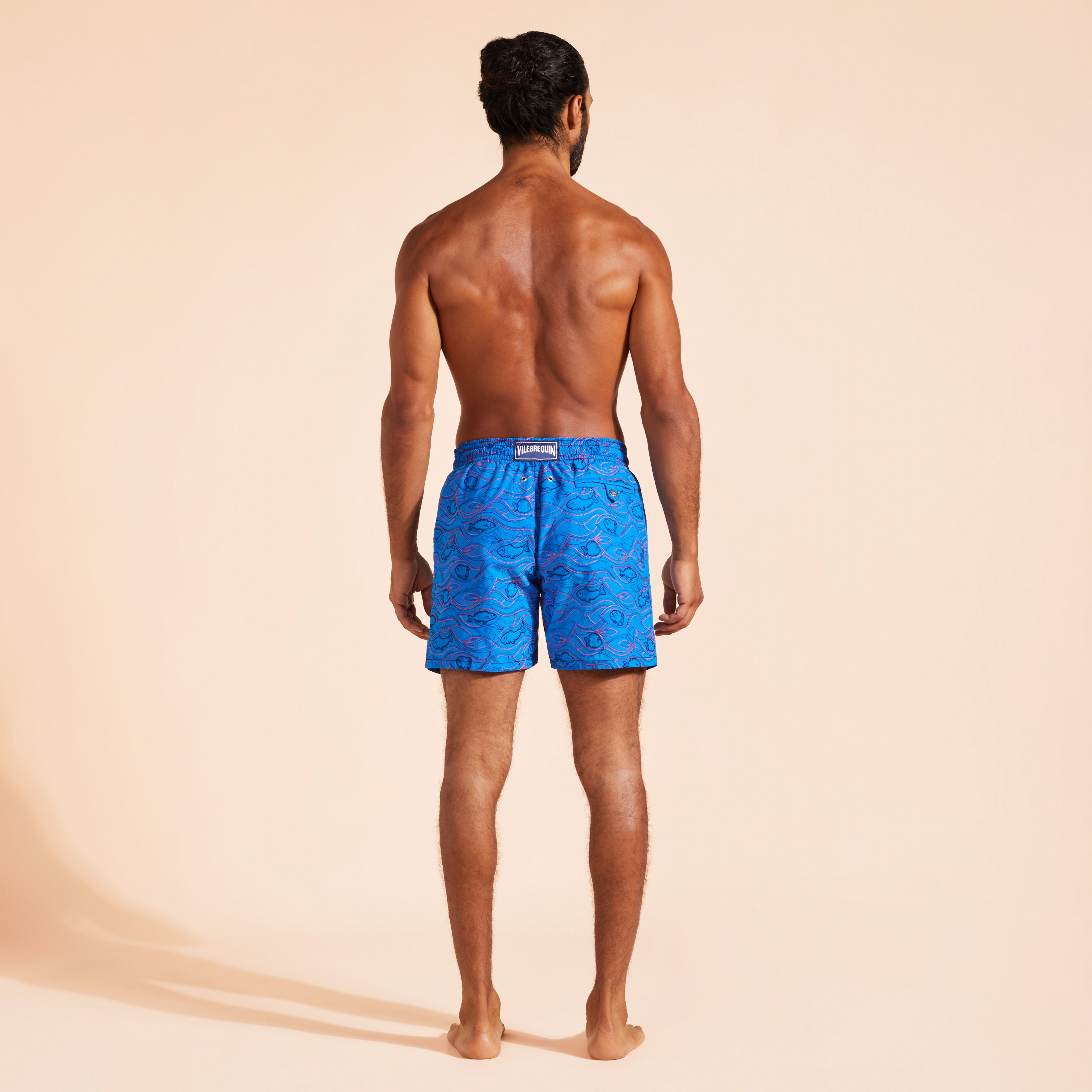 Men Swim Shorts Embroidered Aquarium- Limited Edition - 4