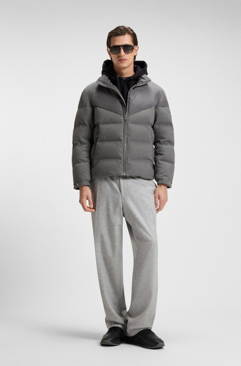 BOSS WATERPROOF JACKET IN BRUSHED FLANNEL outlook