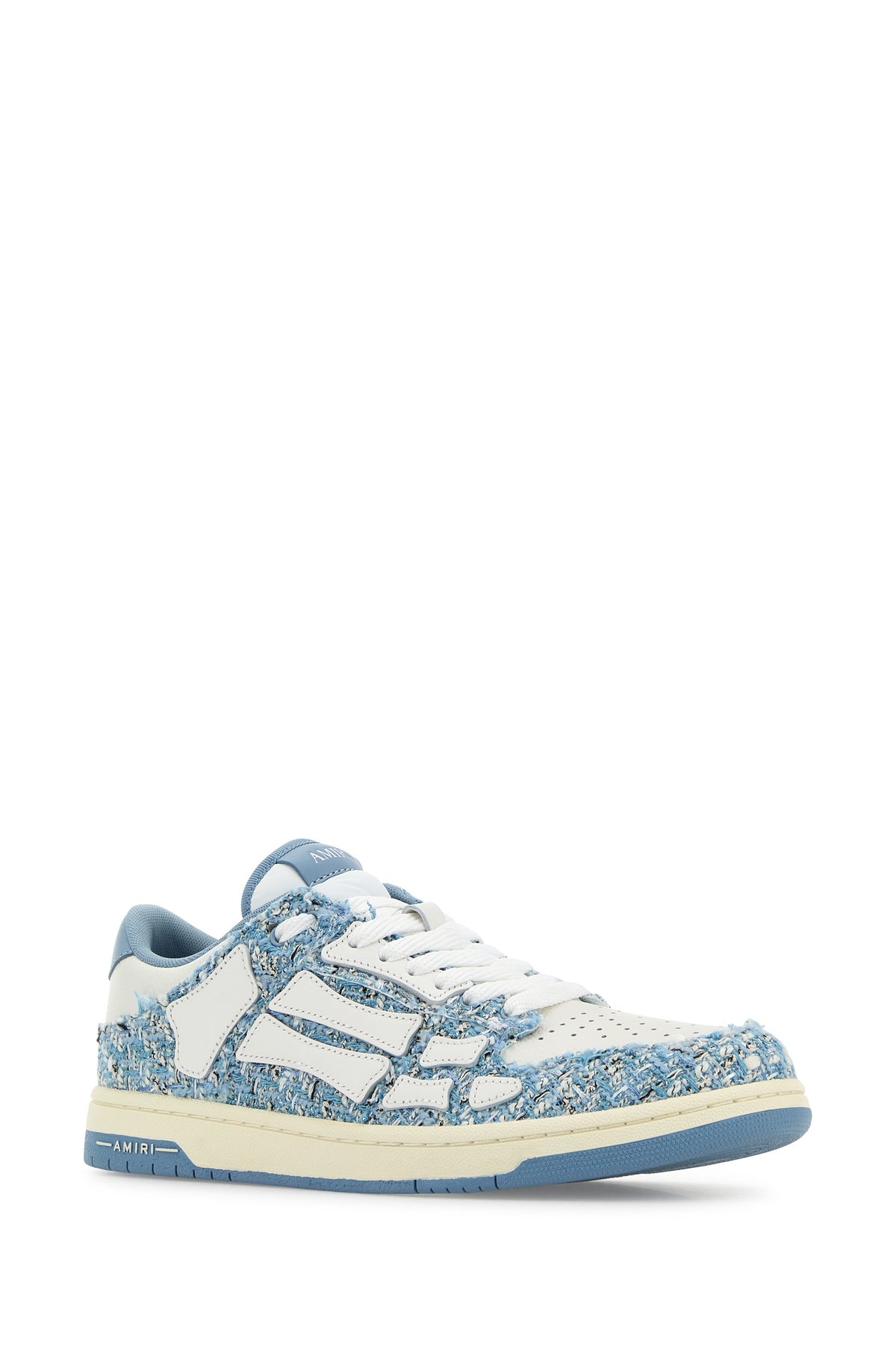 Tow-tone boucle Skel sneakers - 2