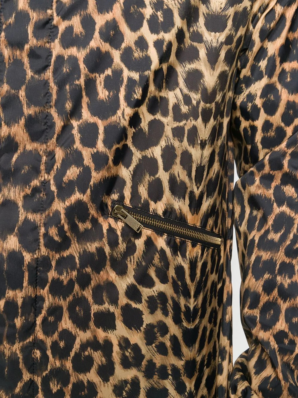 leopard-print hooded jacket - 5