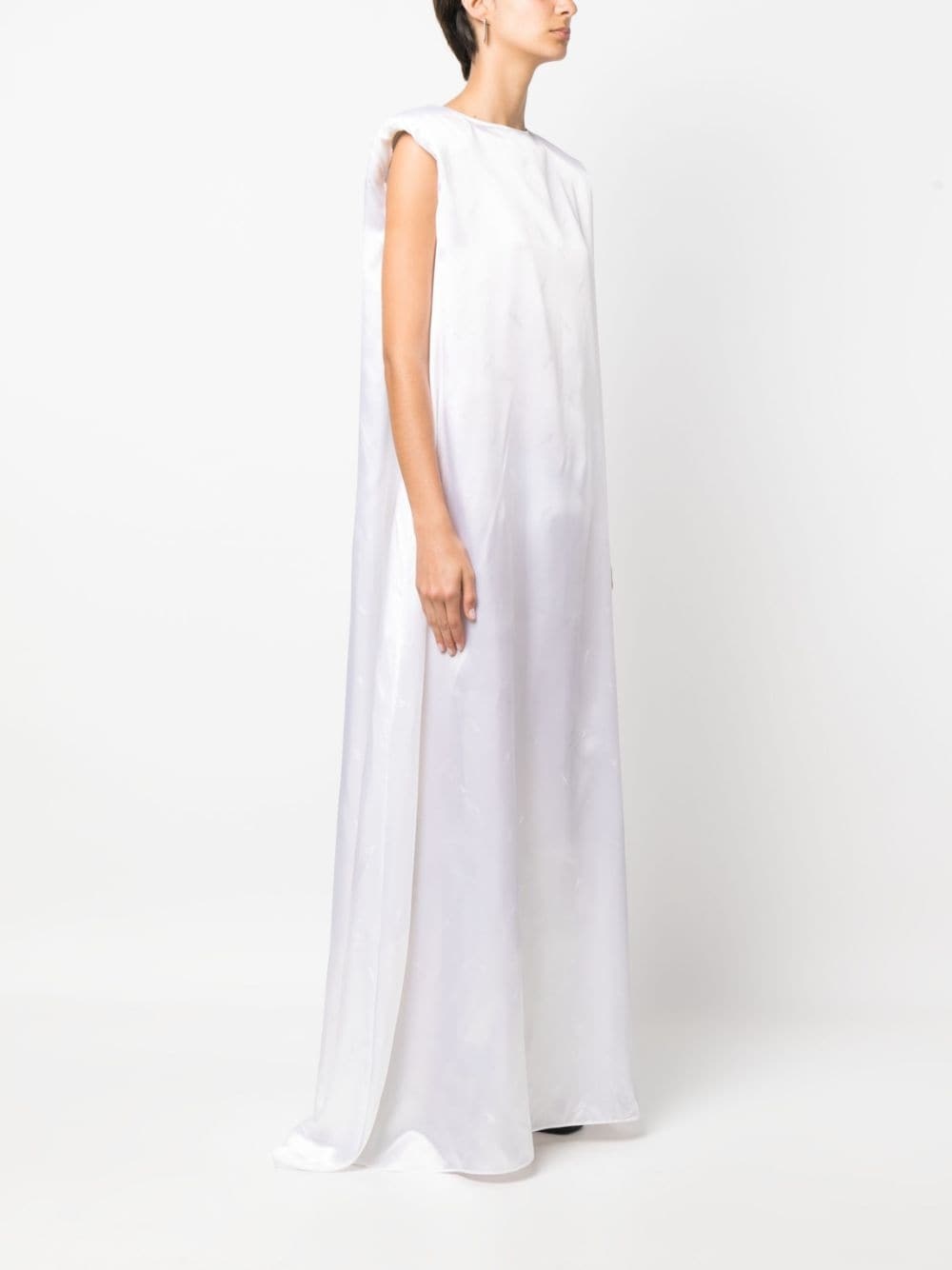 logo-print floor-length dress - 3