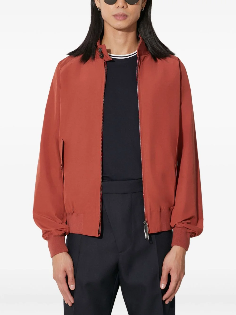 G4 Cloth zip-front bomber jacket - 1