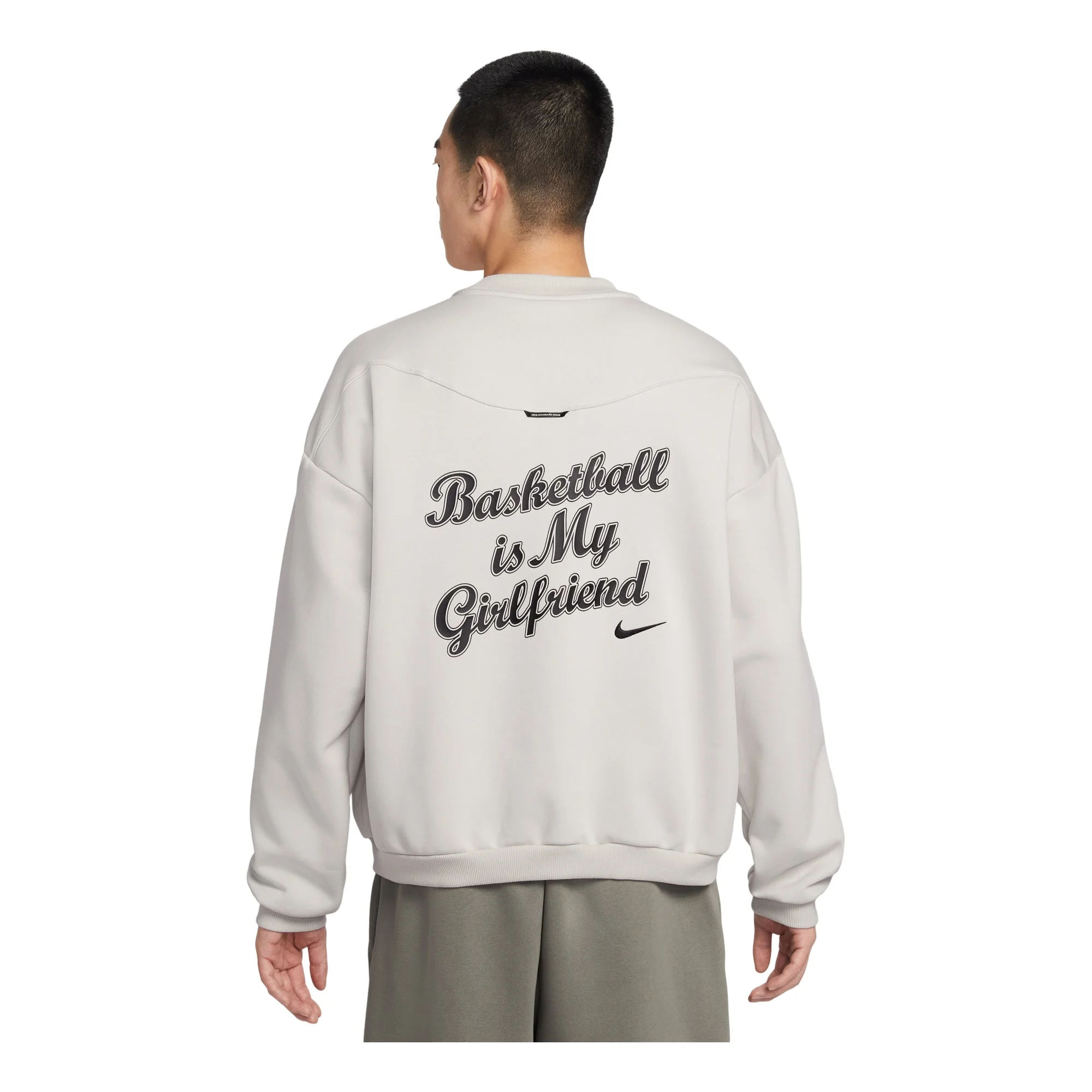 Nike Standard Issue Therma-FIT Brushed Crew 'Light Bone' IR0107-072 - 1