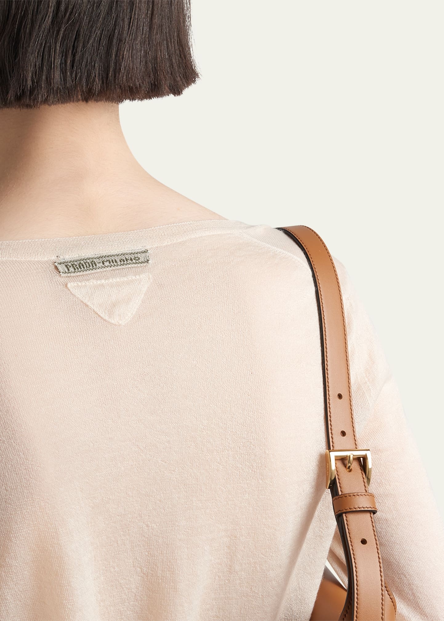 Logo Patch Superfine Cashmere Shirt - 5