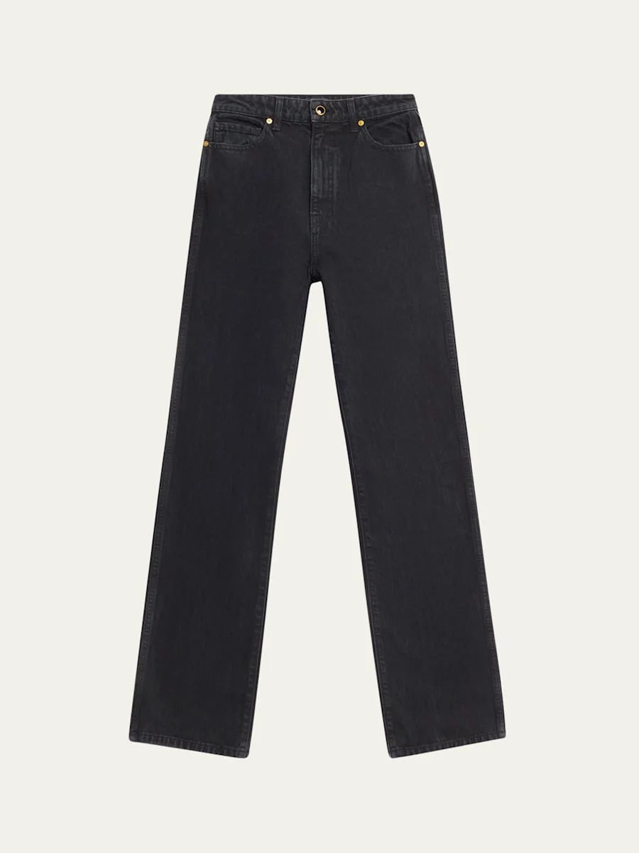 Danielle Enameled Button Jeans - 1