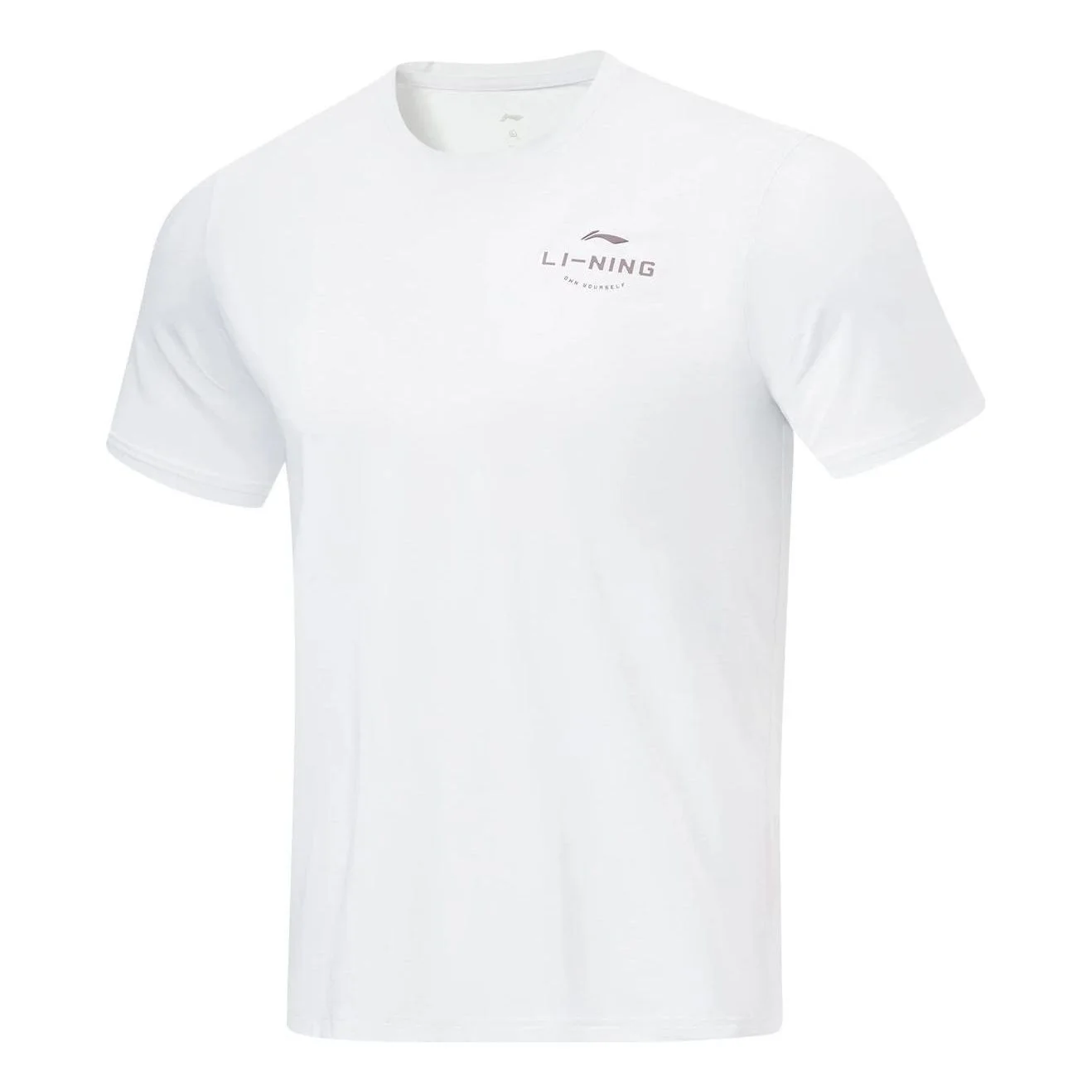 Li-Ning Classic Plain Short Sleeve T-shirt 'White' ATST577-2 - 1