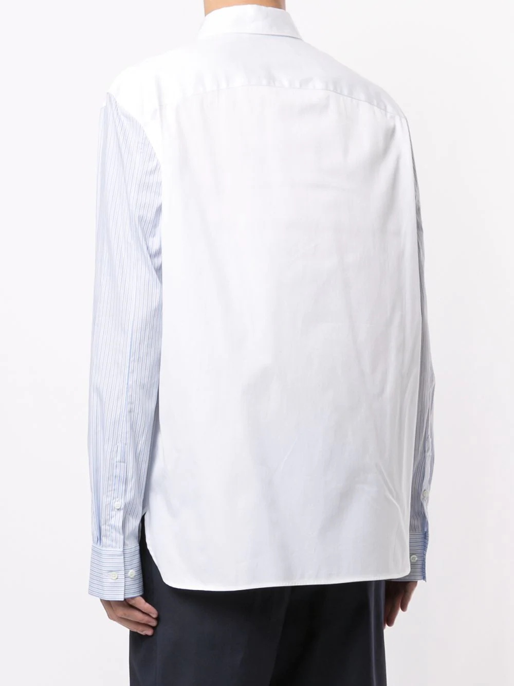 panelled design shirt - 4