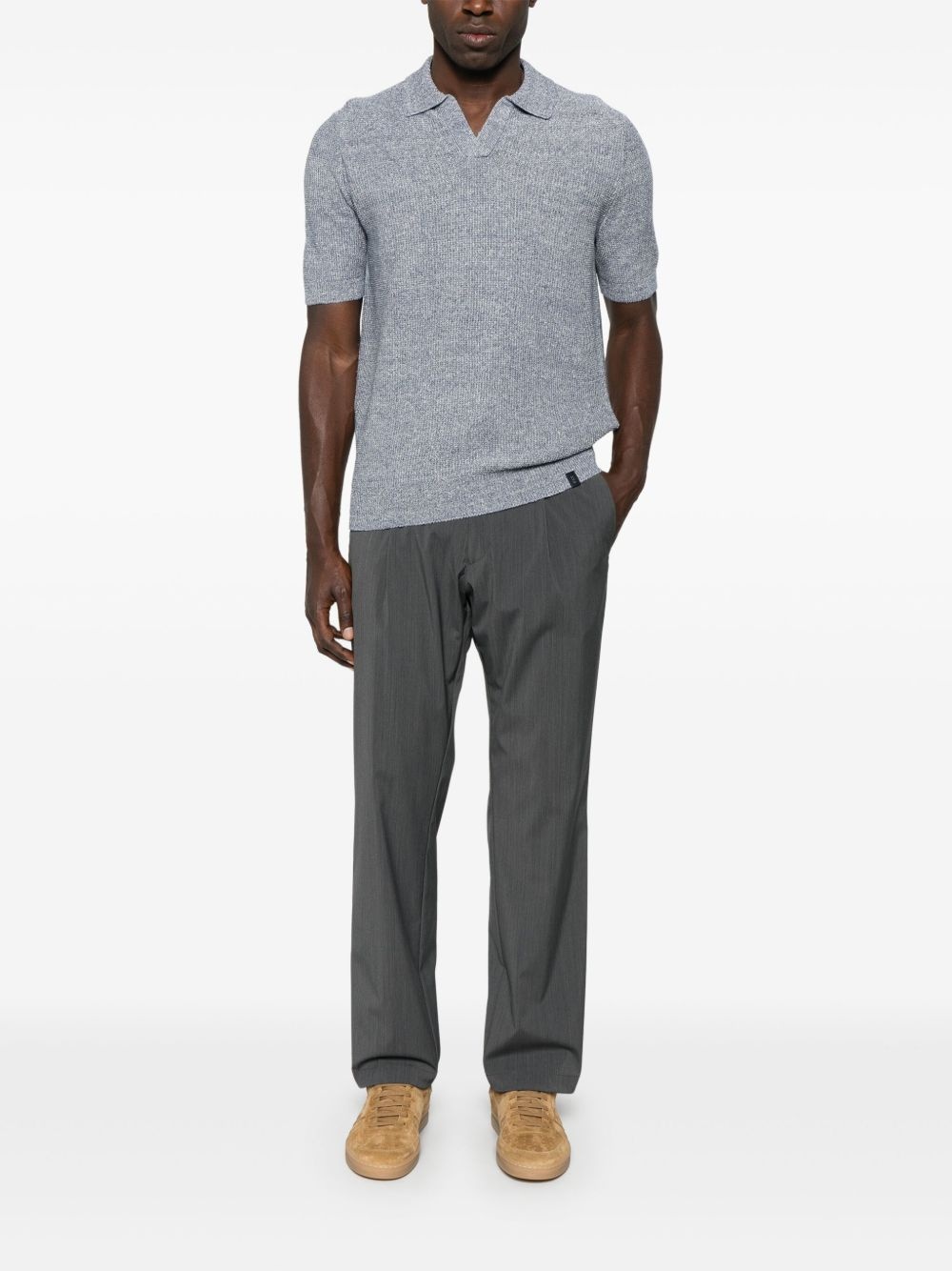 pleat-detail trousers - 2