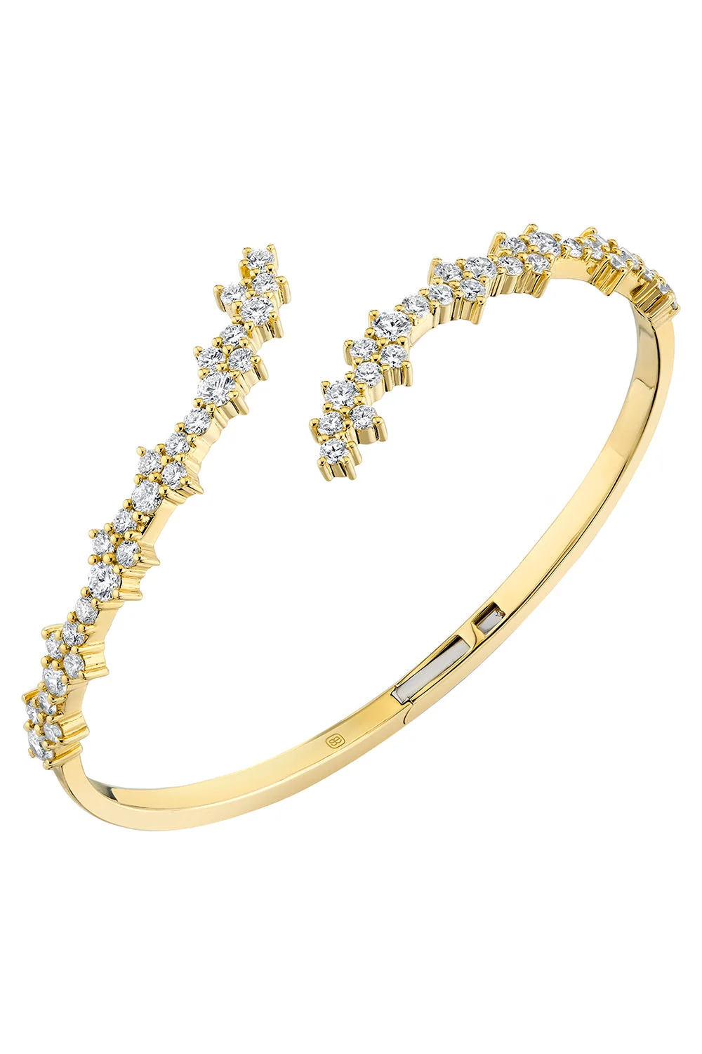 Diamond Wrap Hinge Bracelet - 1