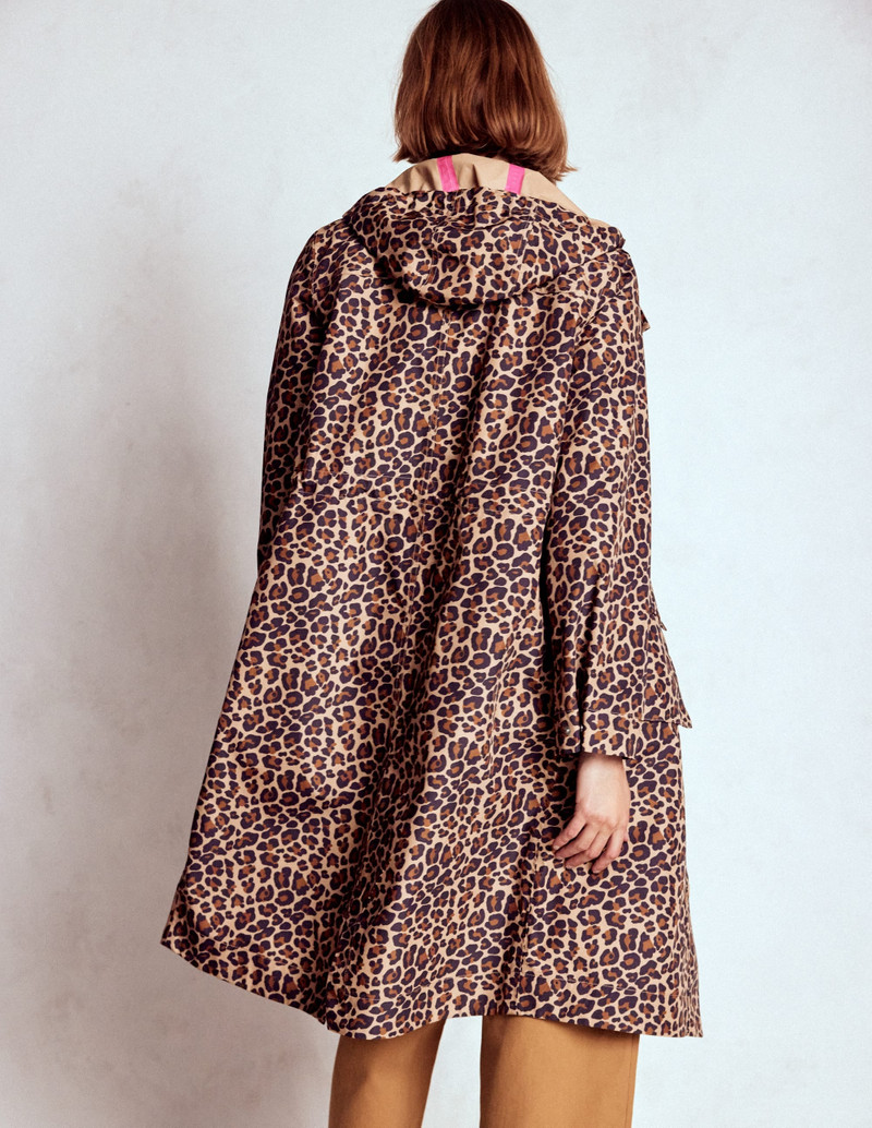Longline Rain Mac-Multi, Cheetah Spot 4