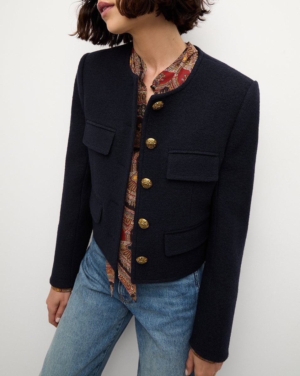 LESLIE WOOL JACKET - 4