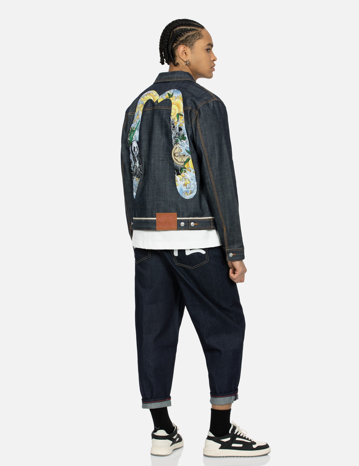 PANDA DAICOCK EMBROIDERY REGULAR FIT DENIM JACKET - 3