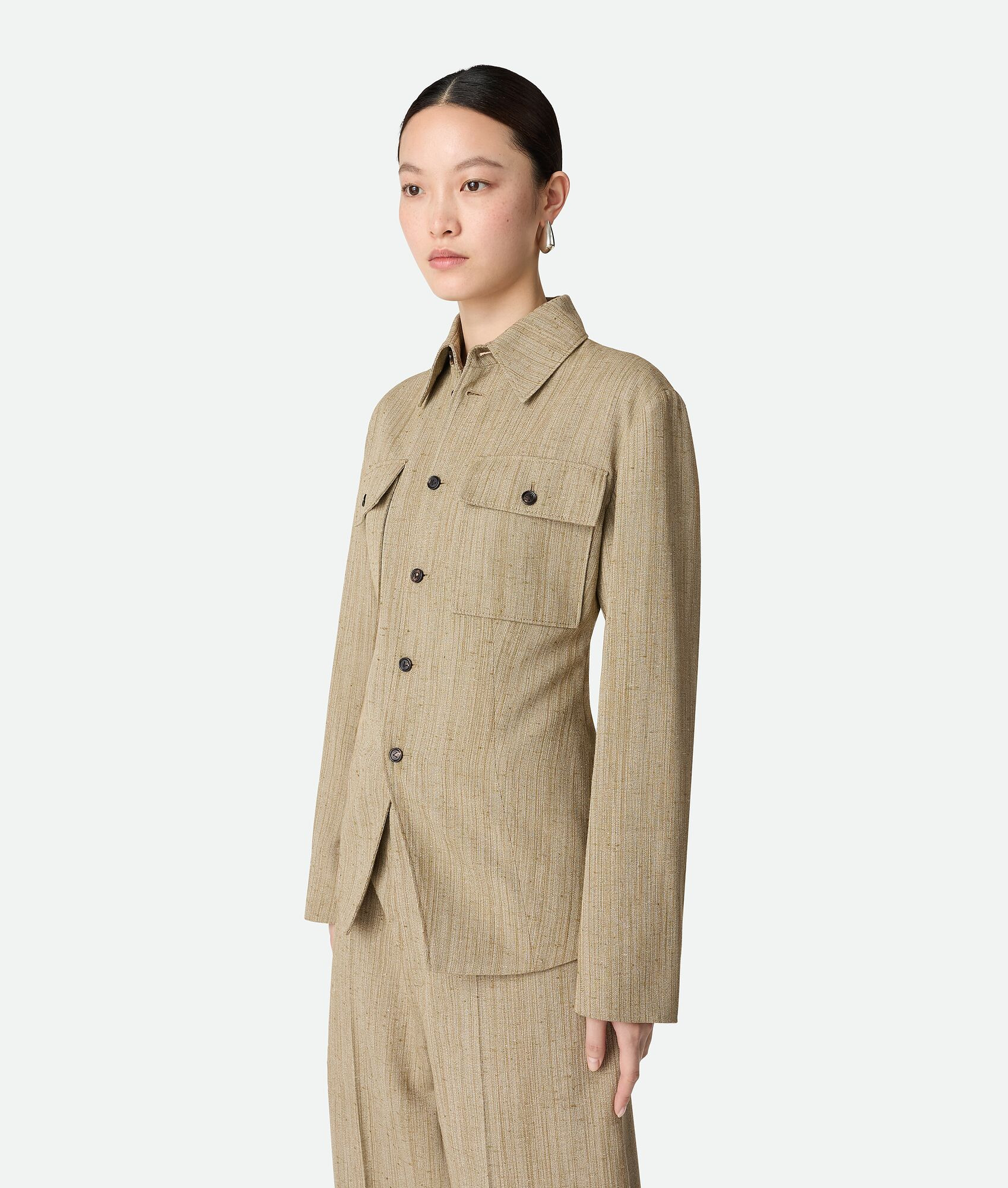 Viscose Silk Shirt Jacket - 2
