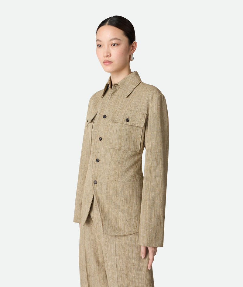 Bottega Veneta Viscose Silk Shirt Jacket outlook