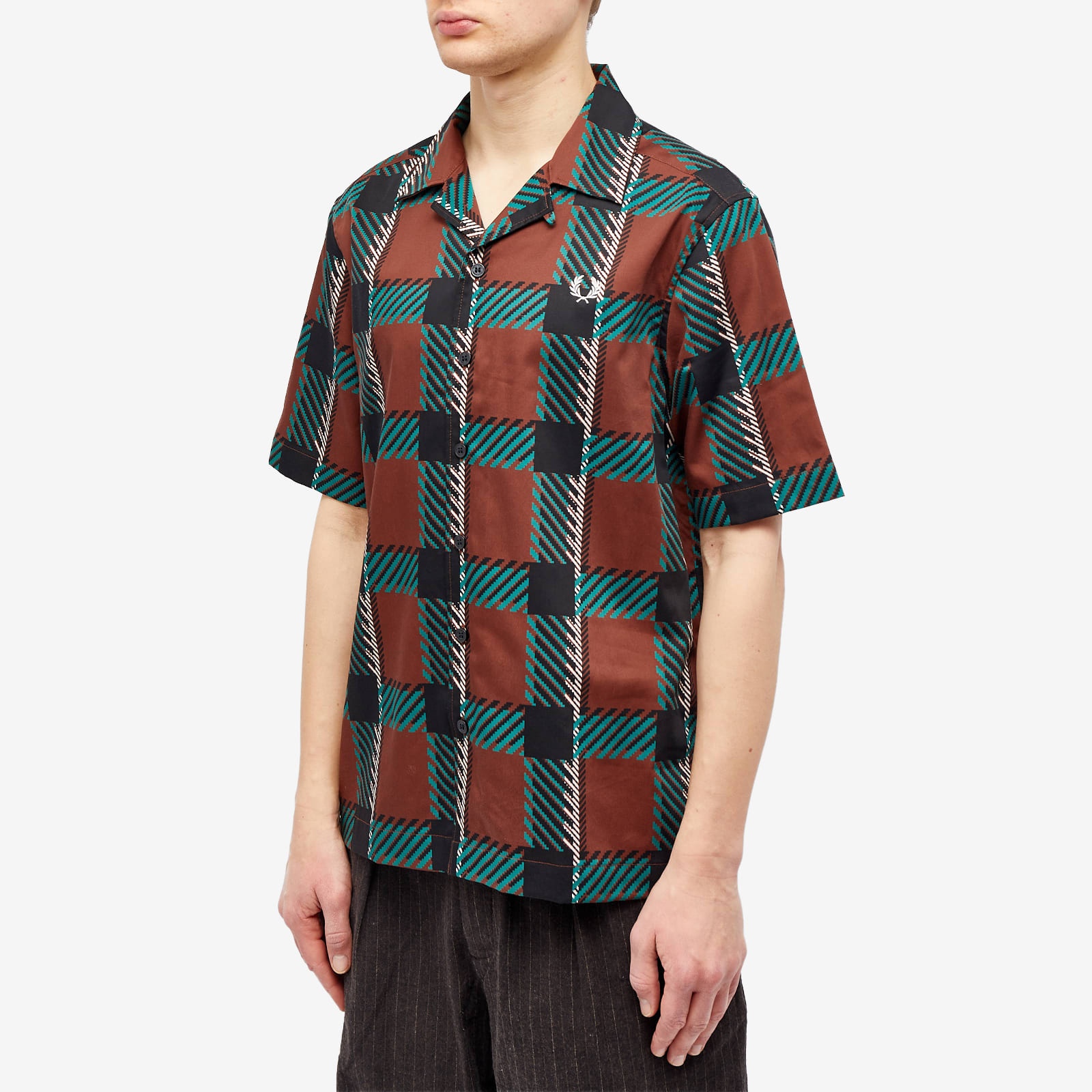 Fred Perry Glitch Tartan Vacation Shirt - 2