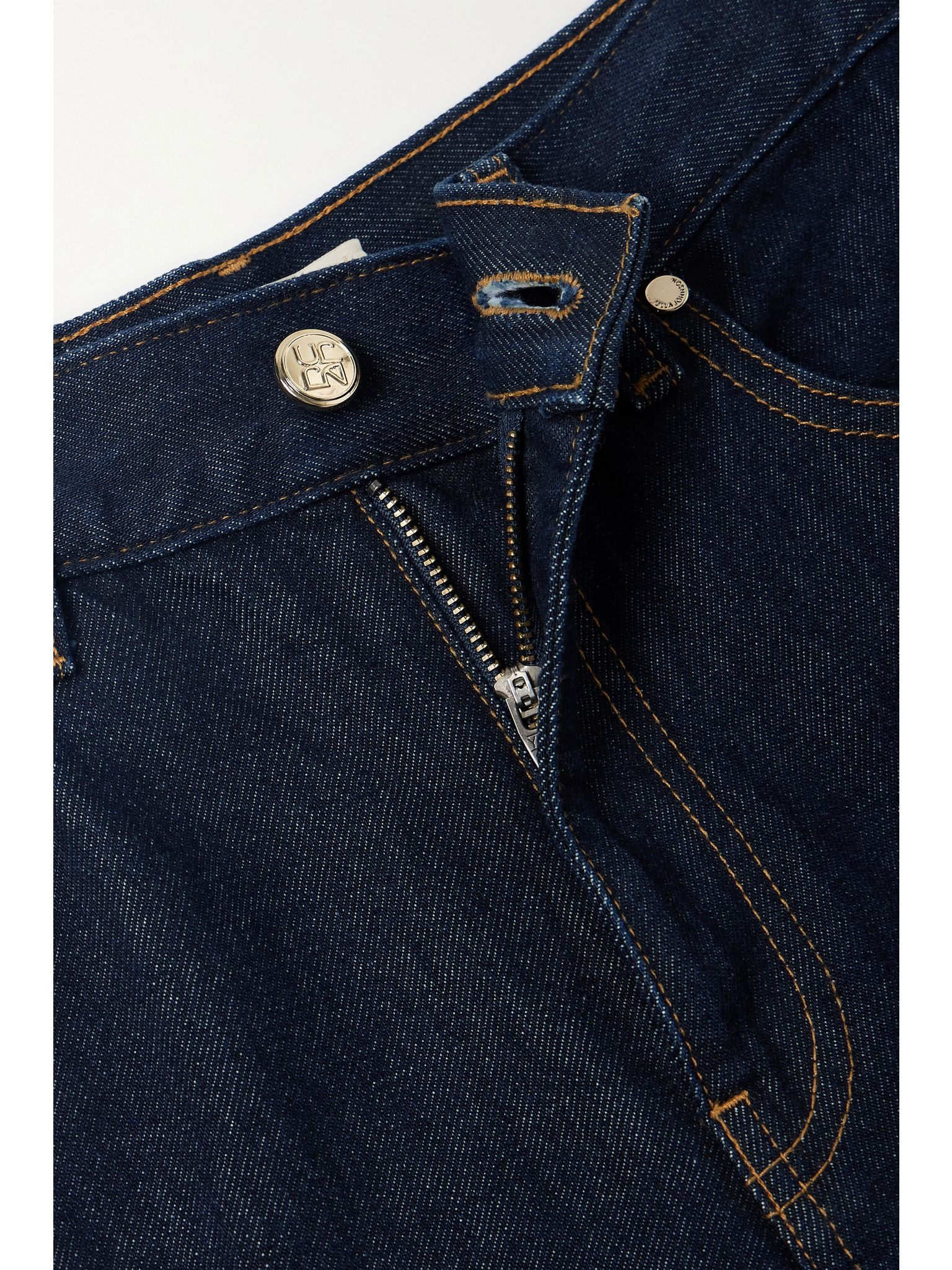The Genevieve high-rise wide-leg jeans Mid denim - 5
