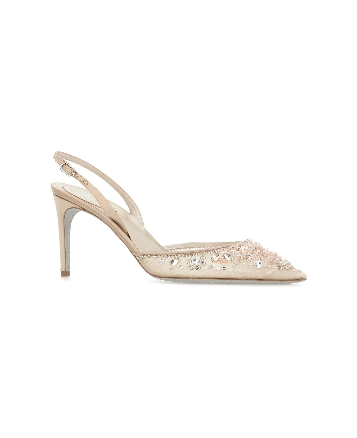 Embellished Lace Cinderella Pumps - 2