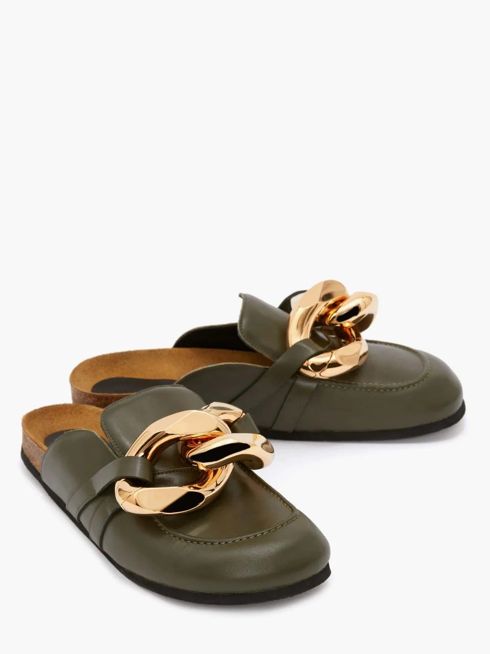 MEN’S CHAIN LOAFER MULES - 3