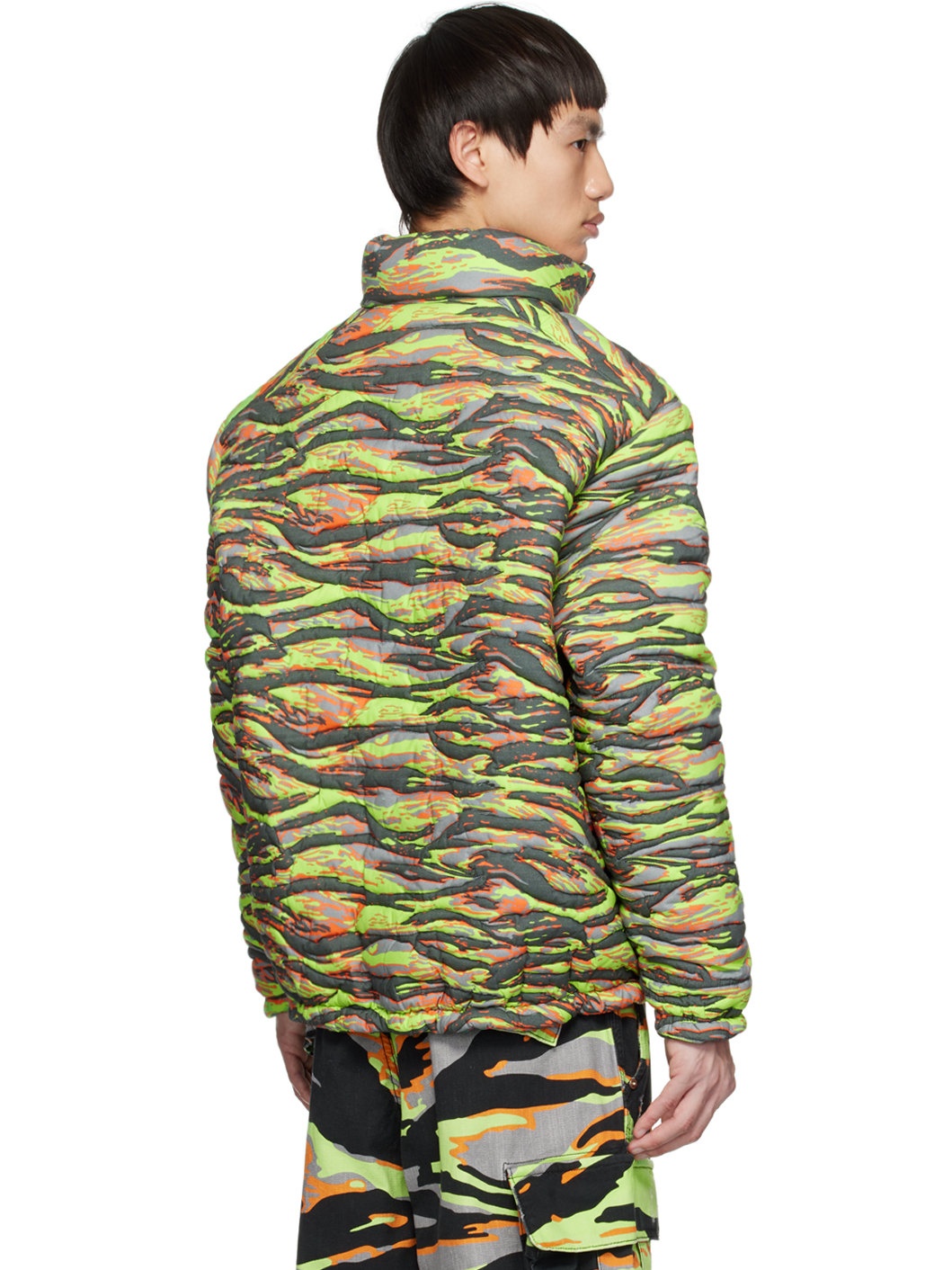 Green Camo Down Jacket - 3