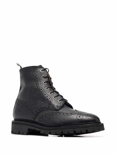 Thom Browne lace-up brogue boots outlook