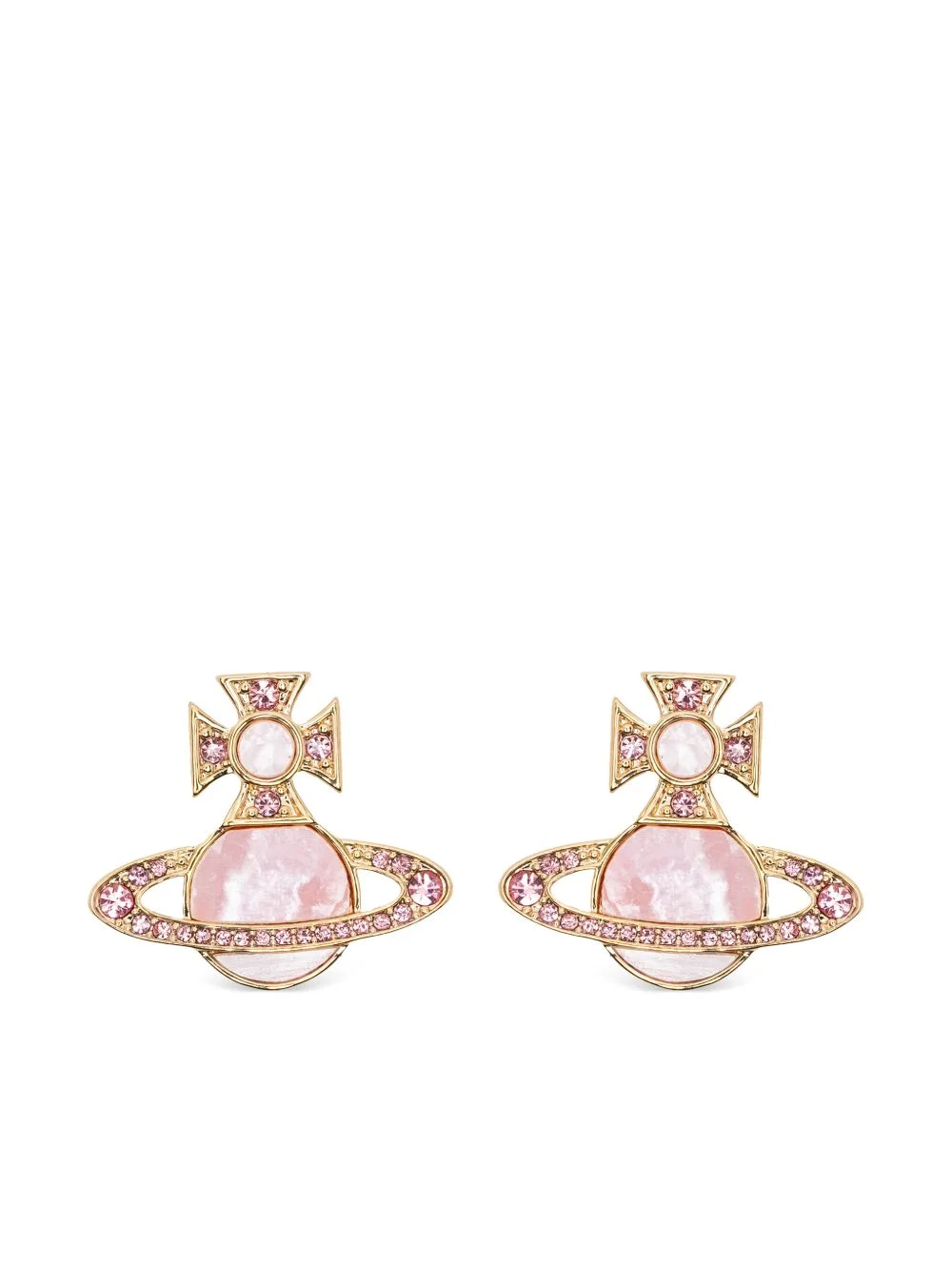 Orb-motif earrings - 1