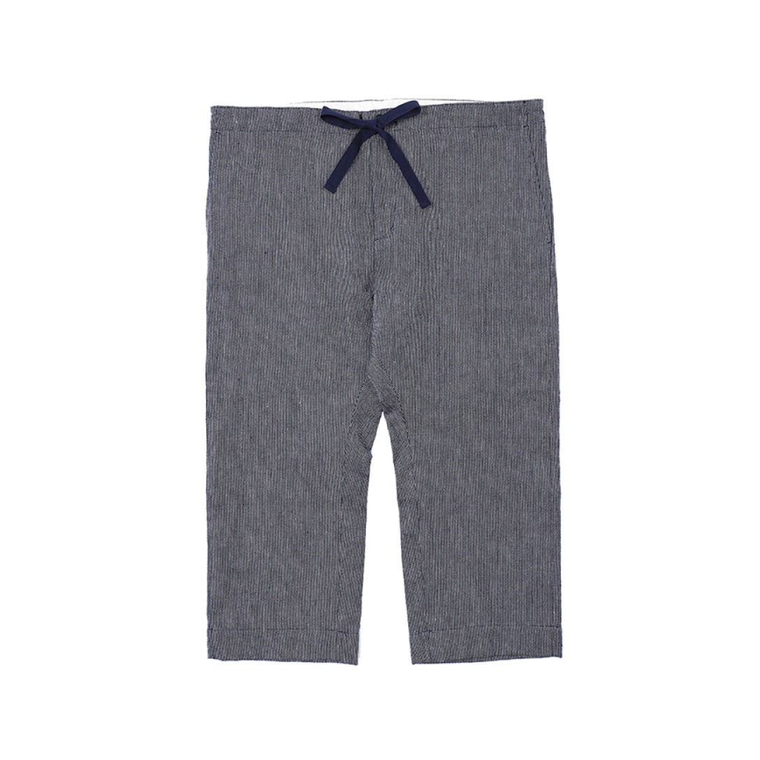 JAMA PANTS CHECK W (W/L) NAVY - 1