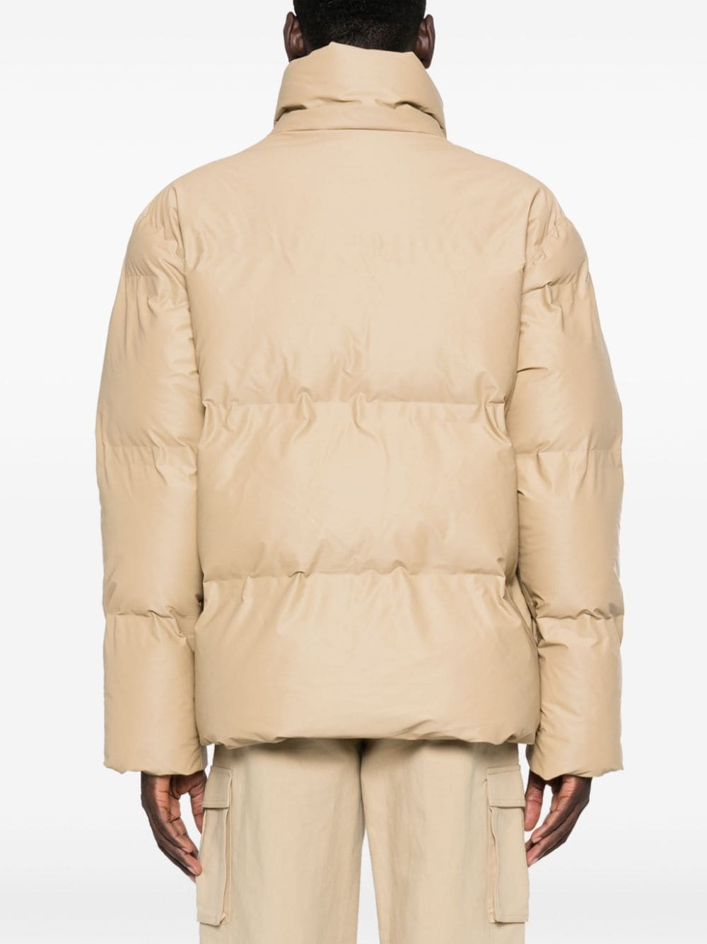 funnel-neck padded jacket - 5