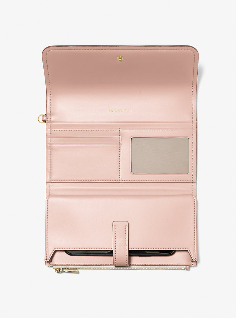 MICHAEL KORS Jet Set Medium Signature Logo Smartphone Wristlet outlook