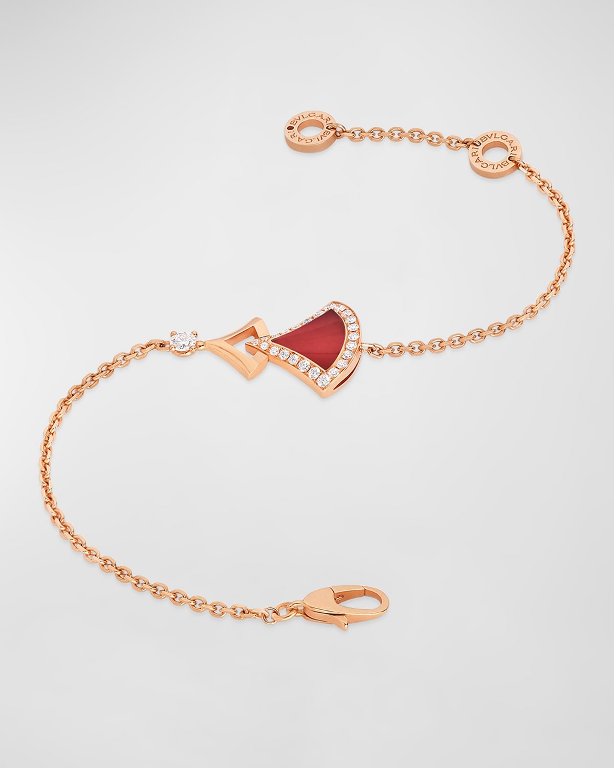 18K Rose Gold Divas' Dream Carnelian and Diamond Pave Bracelet - 3