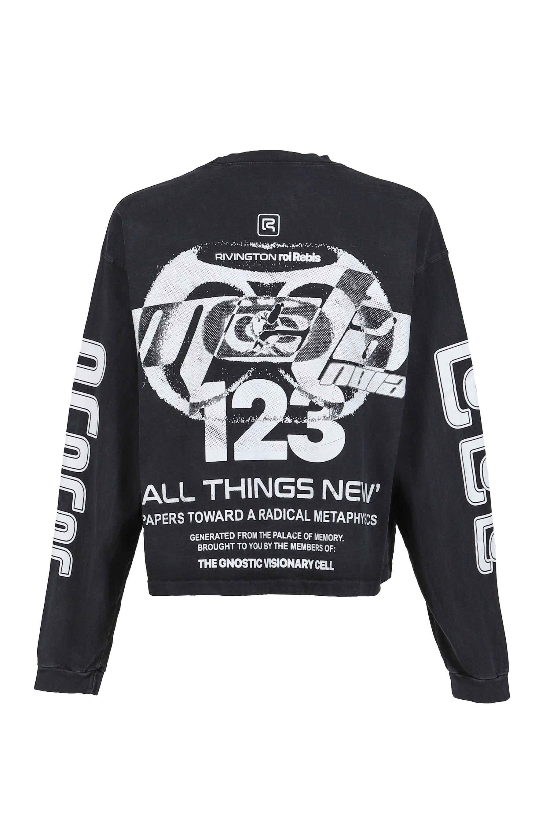 META ALMA CVA LS TEE / VTG BLK / RUST - 2