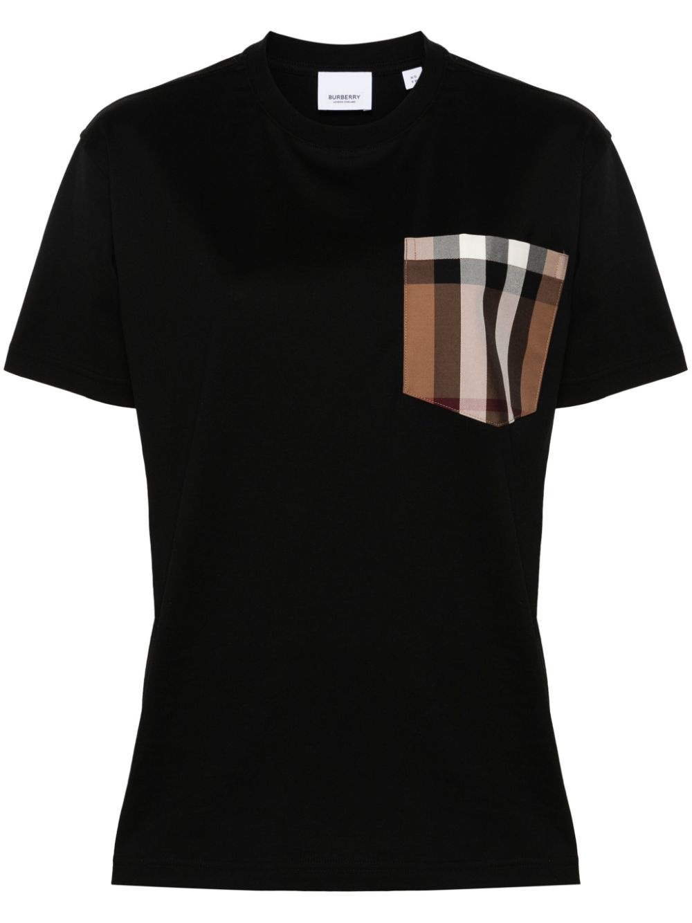 Carrick Burberry-check T-shirt - 1