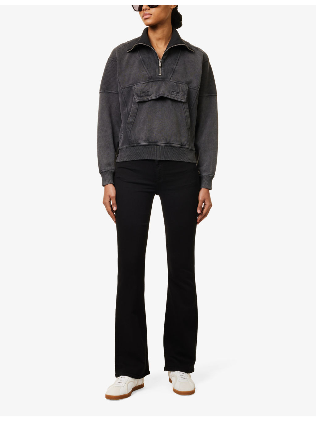 Peyton bootcut-leg mid-rise stretch-woven jeans - 2