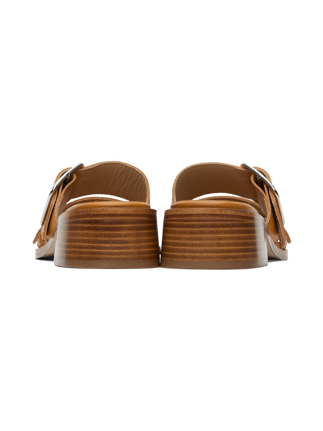Tan Aly Heeled Sandals - 2