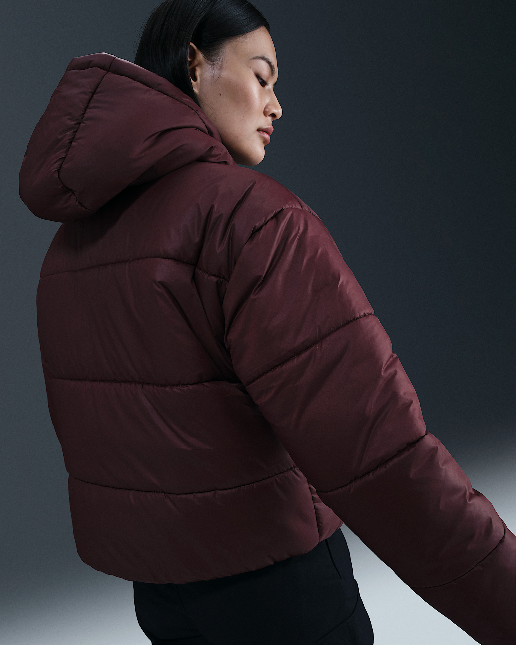 Nike Sportswear Classic Puffer Women's Therma-FIT Loose Hooded Jacket - 2