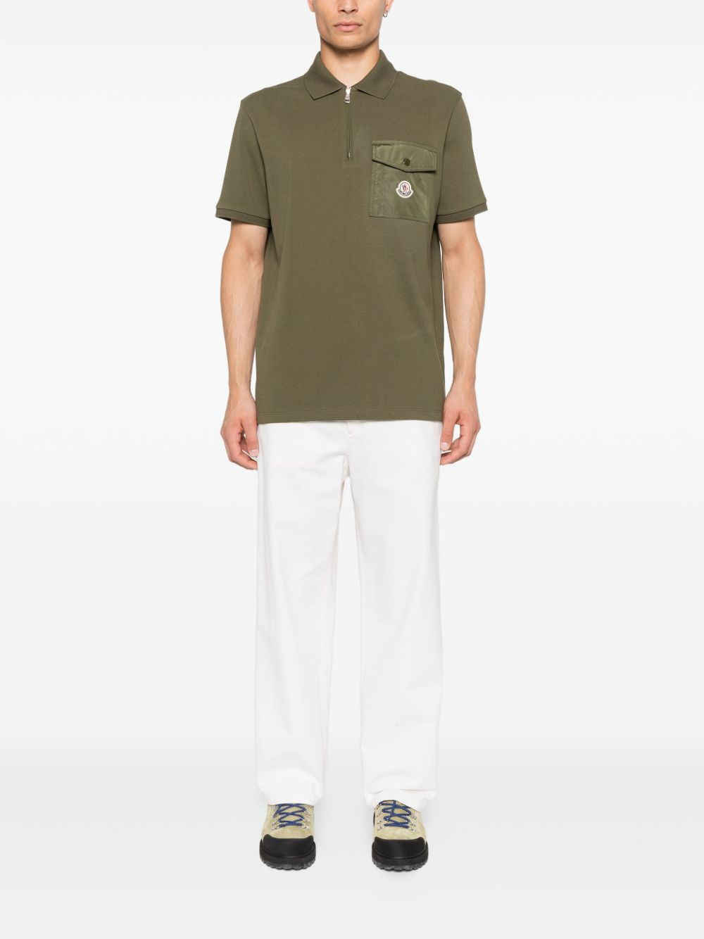 piqué-weave cotton polo shirt - 2