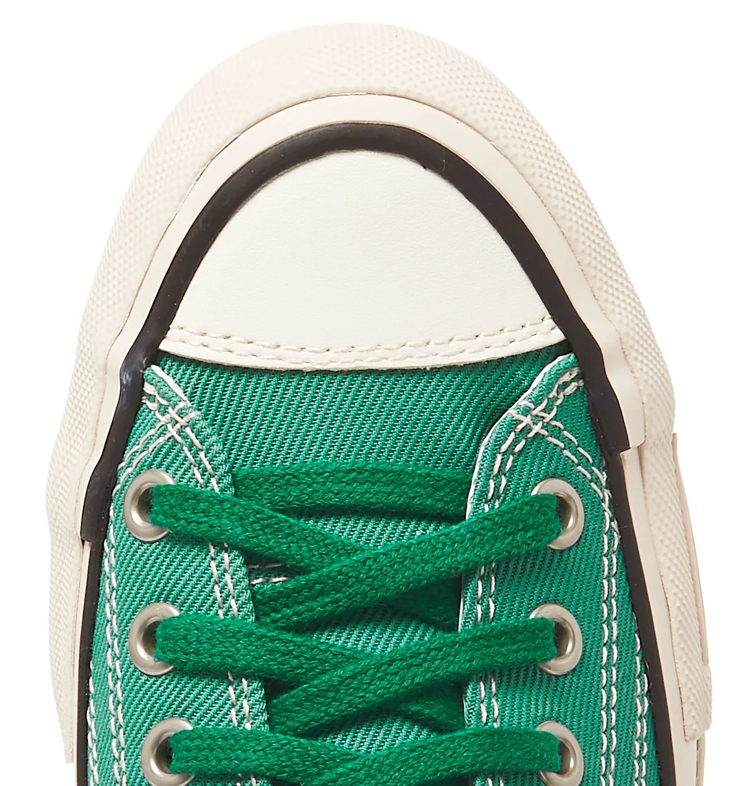 Skagway Leather-Trimmed Canvas Sneakers - 23