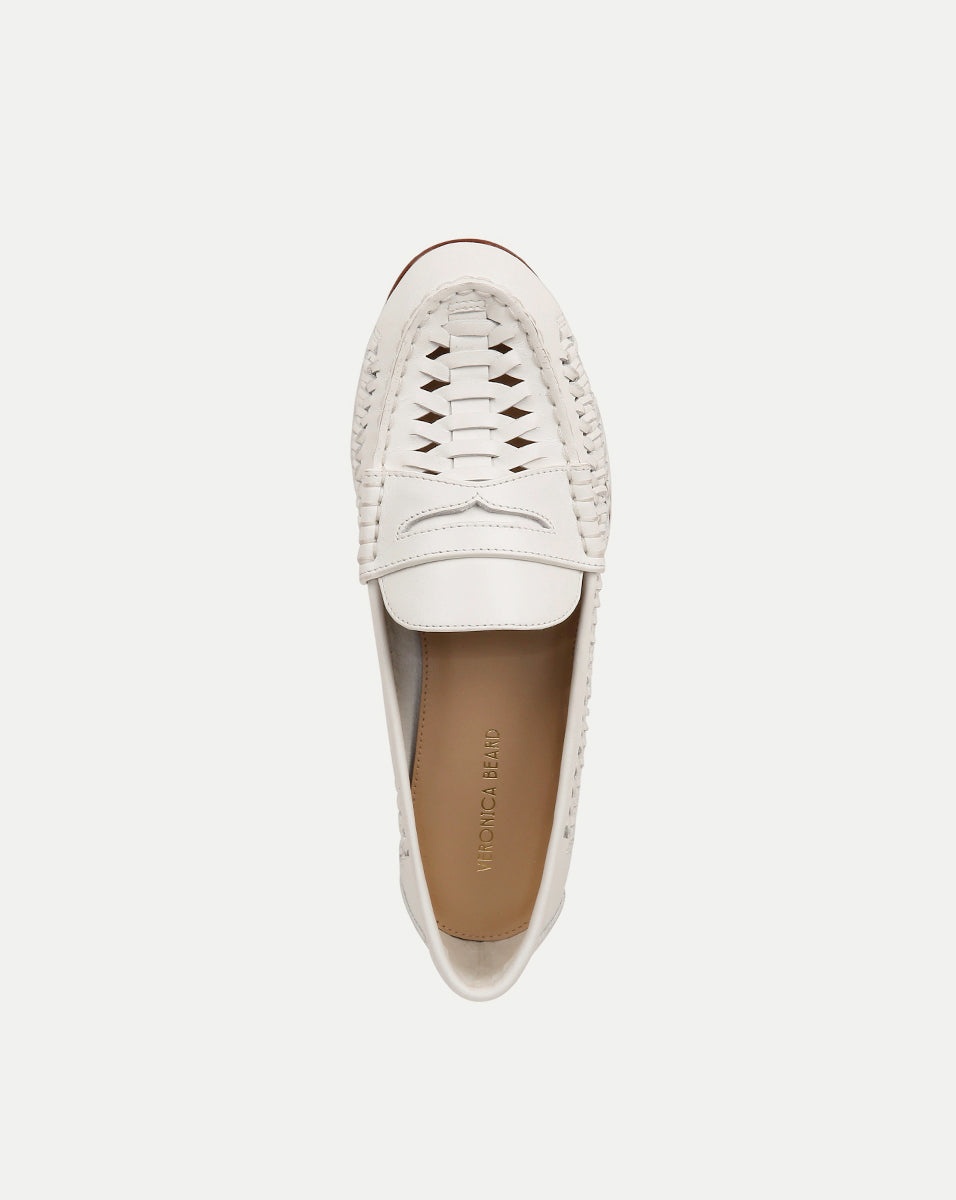 PENNY WOVEN LEATHER LOAFER - 4