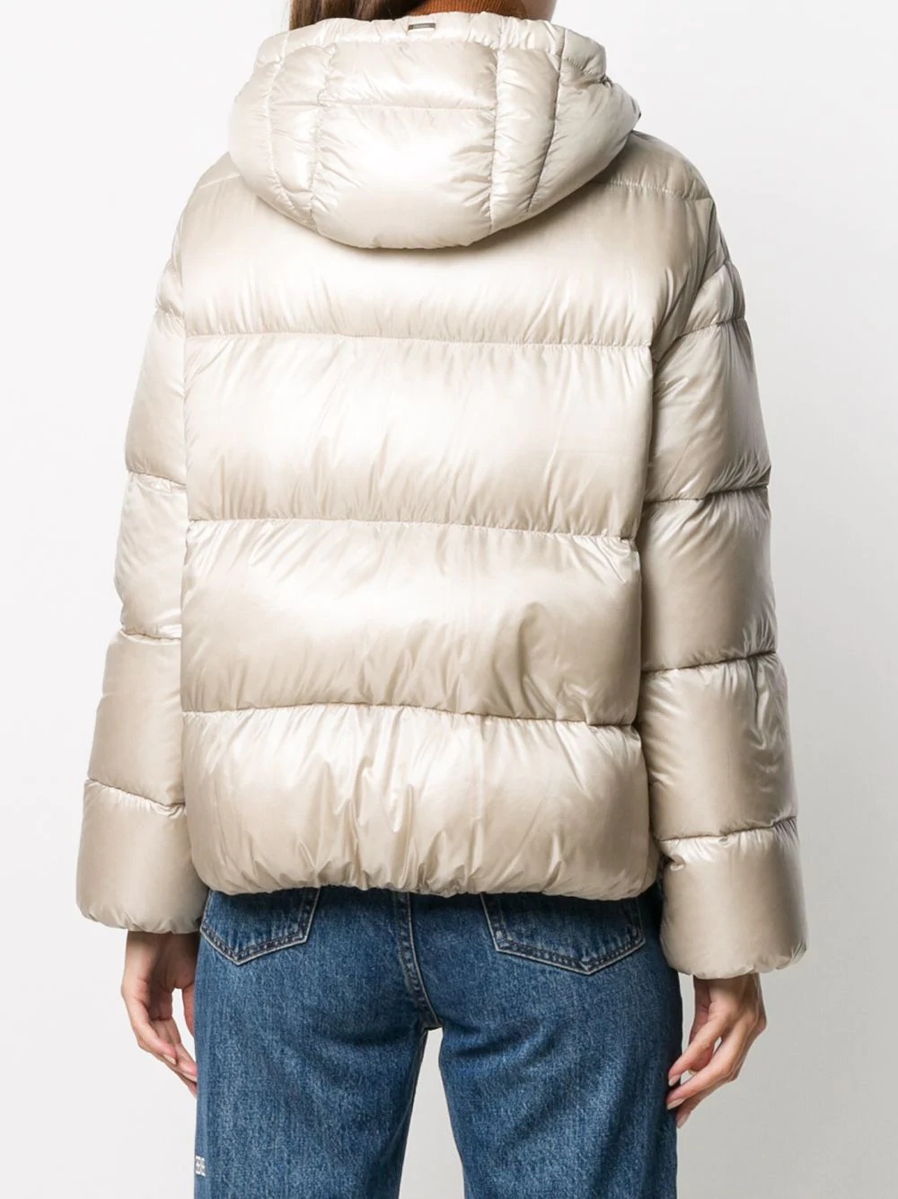 quilted hooded puffer jacket - 4