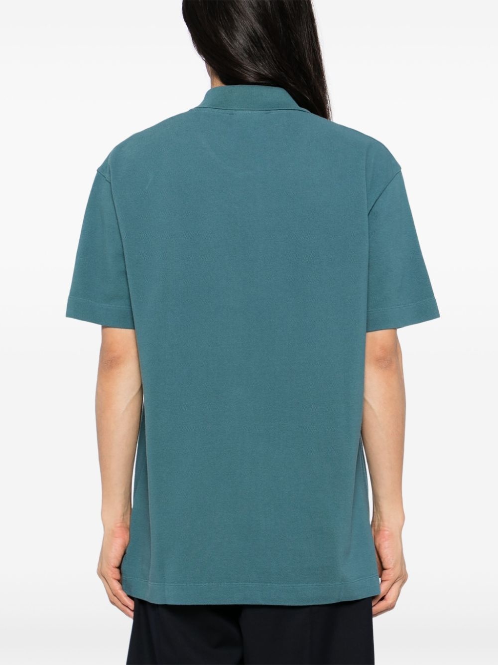 Bold Fox head patch comfort polo shirt - 3
