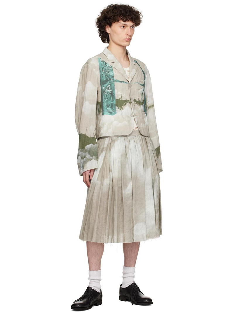 UNDERCOVER Beige UC1E4604-2 Skirt outlook