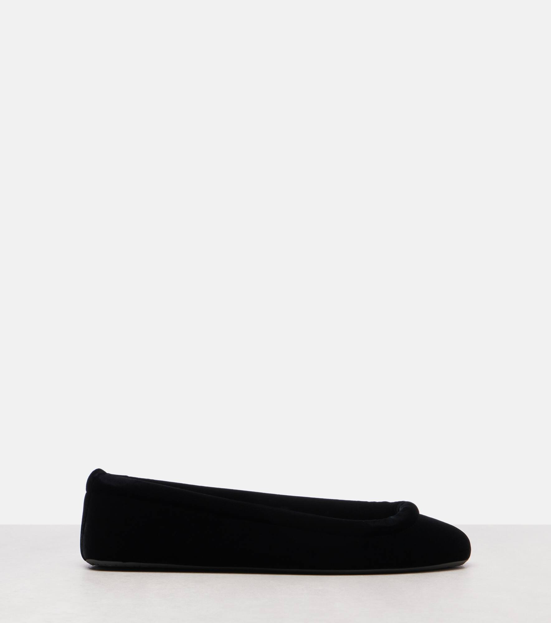 Velvet ballet flats - 4