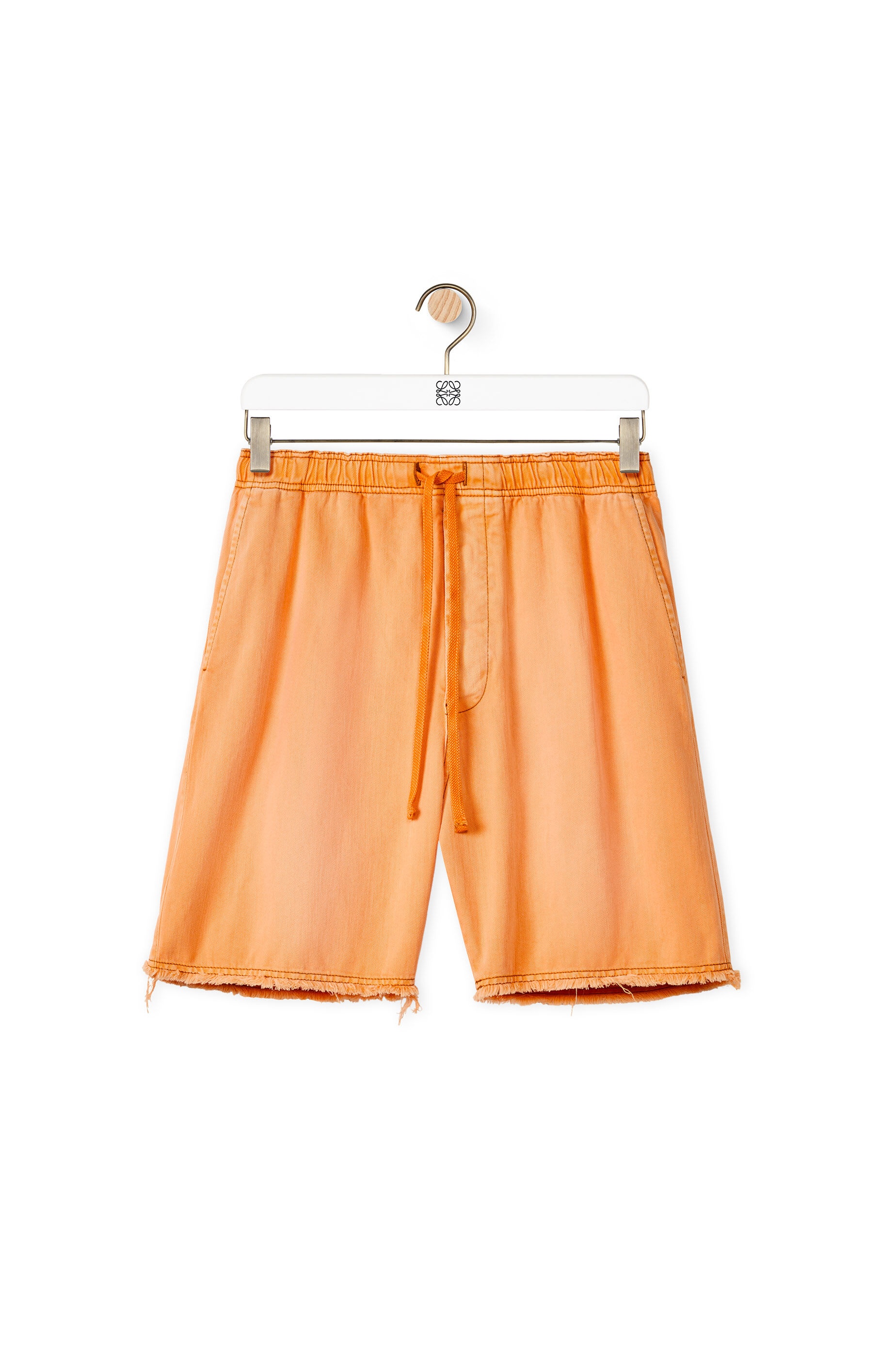 Drawstring shorts in denim - 1