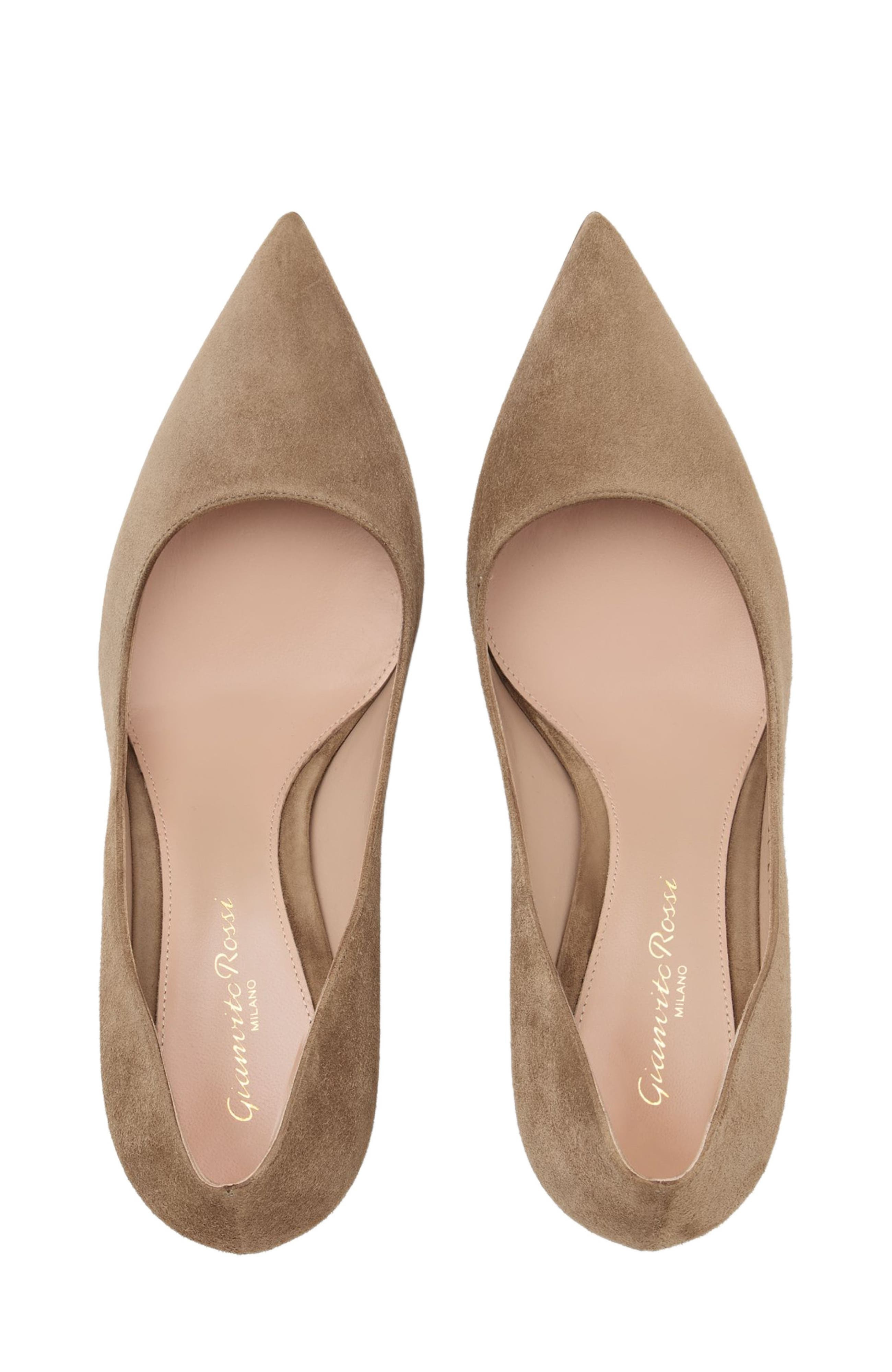 Gianvito Rossi Piper Pump 85 in Brown at Nordstrom - 3